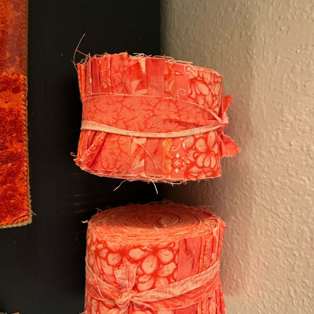 Orange Fabric Roll Set